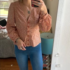 Long sleeve blouse